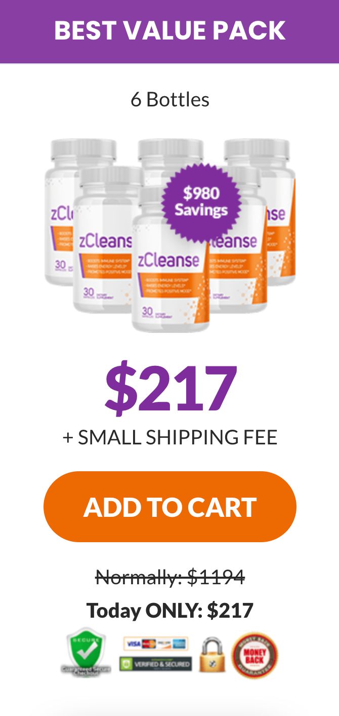 zCleanse - 6 Bottles